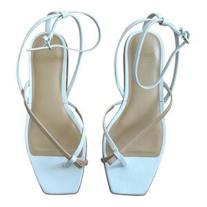 Vince Ali Flat Leather Strappy Sandals NWOT, Size 5.5